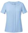 BK142 2280 Brook Taverner Ladies Verona Short Sleeve Shirt sky blue colour image